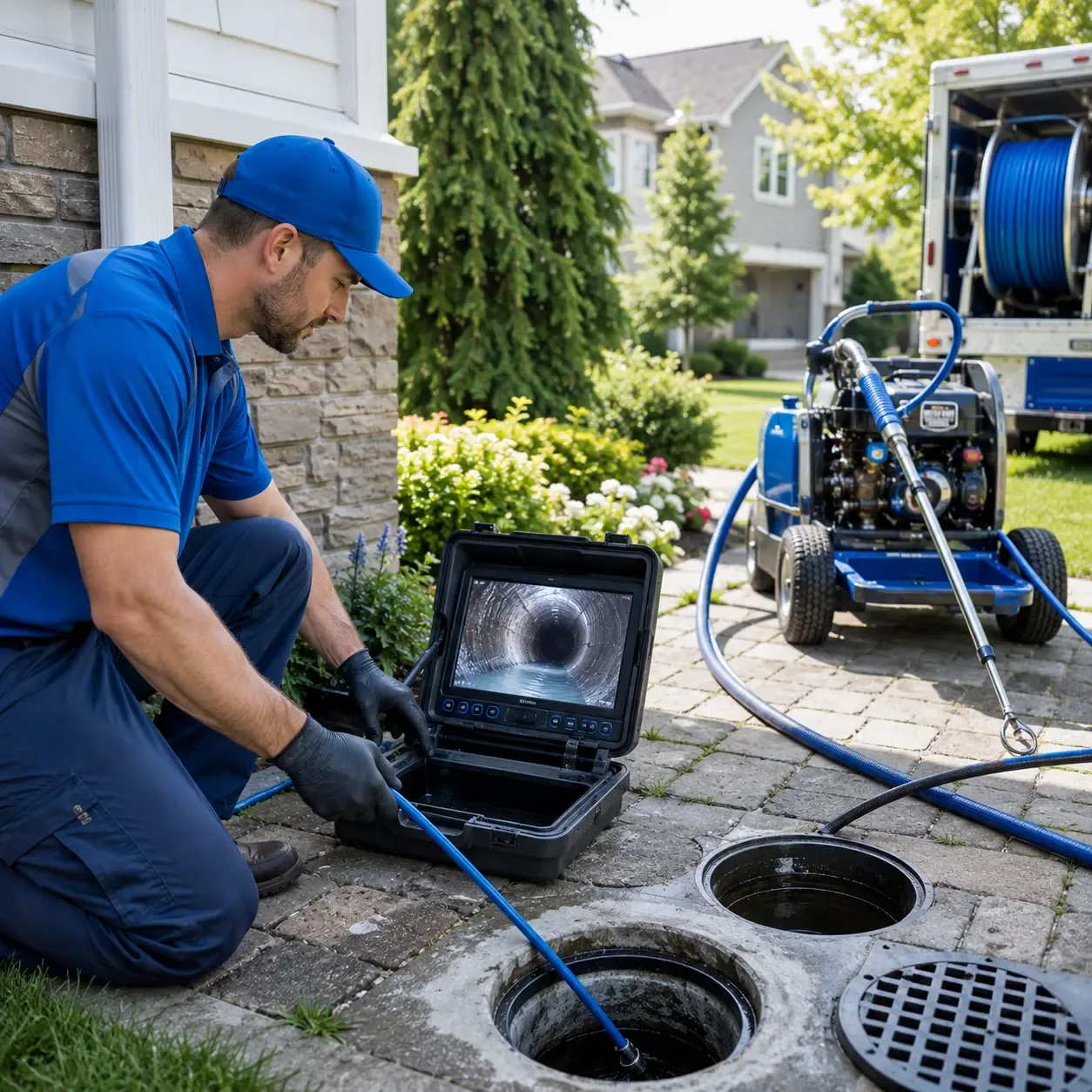 Outdoor drain cleaning professionals serving Kingwood, TX